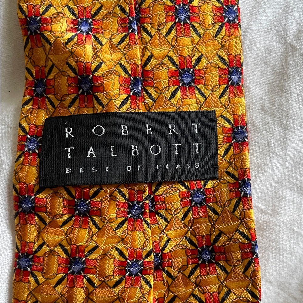 Robert Talbott Silk Patterned Tie. 59” - image 2